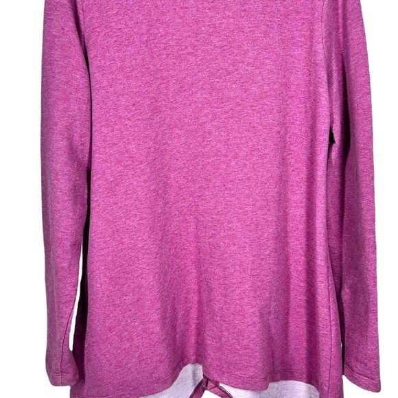 LOGO Lounge Sz S ZIP Front Long Sleeve Cardigan Zip Front - Picture 4 of 9